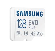 Карта памет Samsung EVO Plus, microSDXC, UHS-I, 128GB, Адаптер