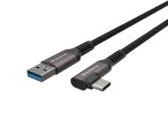 Кабел Genesis Cable USB-C(M)->USB-A(M) 3.1 GEN 1, 5GB/S PD15W VR, 3m, Black