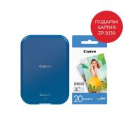 Фото принтер Canon mini photo printer  Zoemini 2 PV-223, Navy Blue + Zink Paper ZP-203020S 20 Sheets (5 x 7.6 cm)