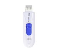 Памет Transcend 512GB, USB3.1, Flash Drive, Capless, White