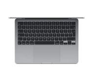 Лаптоп Apple 13-inch MacBook Air: Apple M3 chip with 8-core CPU and 8-core GPU, 16GB, 256GB SSD - Space Grey