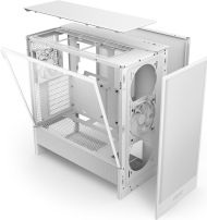 Кутия NZXT H5 Flow 2024 White, Mid-Tower