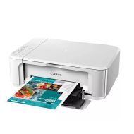 Мастилоструйно многофункционално устройство Canon PIXMA MG3650S All-In-One, White + Canon Photo Cube and Frame + PP-201 5x5” Photo Paper Plus Glossy II (40 sheets) - Creative Pack, Pink