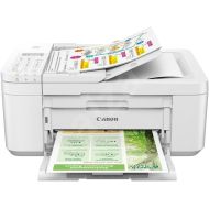 Мастилоструйно многофункционално устройство Canon PIXMA TR4651 All-In-One, White + Canon Photo Cube and Frame + PP-201 5x5” Photo Paper Plus Glossy II (40 sheets) - Creative Pack, Orange