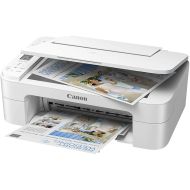 Мастилоструйно многофункционално устройство Canon PIXMA TS3351 All-In-One, White + Canon Photo Cube and Frame + PP-201 5x5” Photo Paper Plus Glossy II (40 sheets) - Creative Pack, Pink