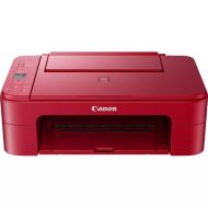 Мастилоструйно многофункционално устройство Canon PIXMA TS3352 All-In-One, Red + Canon Photo Cube and Frame + PP-201 5x5” Photo Paper Plus Glossy II (40 sheets) - Creative Pack, Pink