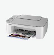 Мастилоструйно многофункционално устройство Canon PIXMA TS3451 All-In-One, White + Canon Photo Cube and Frame + PP-201 5x5” Photo Paper Plus Glossy II (40 sheets) - Creative Pack, Orange