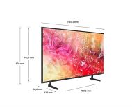 Телевизор Samsung 50" 50DU7172 AI 4K UHD LED TV, SMART, 3xHDMI, 2xUSB, Black