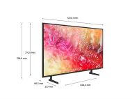 Телевизор Samsung 55" 55DU7172 AI 4K UHD LED TV, SMART, 3xHDMI, 2xUSB, Black