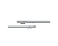 Лаптоп Apple 15-inch MacBook Air: Apple M3 chip with 8-core CPU and 10-core GPU, 24GB, 512GB SSD - Silver