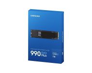 Твърд диск Samsung SSD 990 EVO Plus 1TB PCIe 4.0 NVMe 2.0 M.2 V-NAND 3-bit MLC, 256-bit Encryption, Read 7150 MB/s Write 6300 MB/s 