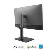 Монитор BenQ PD2706QN, 27", 100Hz, 4K IPS, AQCOLOR, Designer, Pantone, Nano Matte Panel, HDR10, 100% sRGB, Card Reader, HDMI (2.0), DP (1.4), USB-C (DP alt. PD 90W), USB Hub, 3.5 Jack, 2x 3W, Pivot, Height adj. 115mm, VESA 100