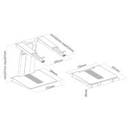 Стойка Neomounts Notebook Desk Stand (ergonomic, portable, height adjustable)