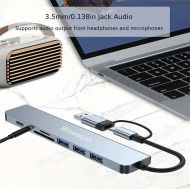 USB-C/A Multiport, 5Gbps, 8-port, Alum. 582066