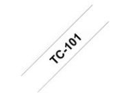 BROTHER P-Touch TC-101 black on clear 12mm