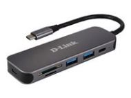 D-LINK 5in1 USB-C Hub with Card Reader