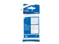 BROTHER TZe-R234 textile tape gold/white 12mm/4m