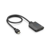 HAMA Сплитер 4K HDMI мъжко - 2 x HDMI женско, черен