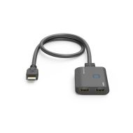 HAMA Сплитер 4K HDMI мъжко - 2 x HDMI женско, черен