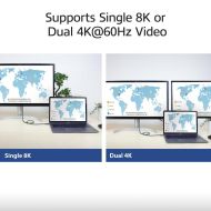 ACT Кабел USB-C - USB-C, 0.8 м / USB4, 40Gbps, 240W, сертифициран USB-IF