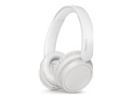 PHILIPS Wireless On Ear Headphone with mic 40mm drivers/closed-back white