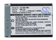 Батерия за фотоапарат / камера CANON NB13MC  NB13L  3,7V 1050 mAh  LiIon Cameron Sino
