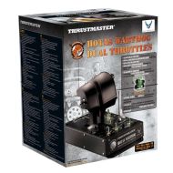Жичен джойстик,  авиосимулатор Thrustmaster HOTAS Warthog Dual Throttles  за PC, Черен