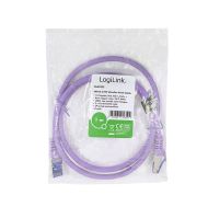 Patch cable S/FTP Cat.6a 1m, Purple,Flex,C6A039S