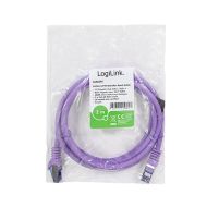 Patch cable S/FTP Cat.6a 2m, Purple,Flex,C6A059S