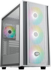 Кутия CoolerMaster MasterBox 600 - White ARGB