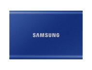 Твърд диск Samsung Portable SSD T7 1TB, USB 3.2, Read 1050 MB/s Write 1000 MB/s, Indigo Blue