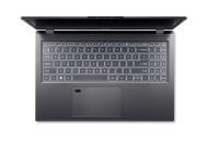 Лаптоп Acer Aspire A15-61M-R7W7, AMD Ryzen 7 8840HS (up to 5.10GHz, 16MB), 15.6" FHD IPS SlimBezel, 16GB DDR5 (2x8GB), 512GB PCIe NVMe SSD, AMD Radeon 780M, Wifi 802.11AX, BT, FP, FHD Cam, KB Backlight, No OS, Steel Gray