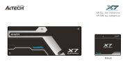 A4Tech X6 Геймърски пад за мишка XP-70L, размер, 750 x 300 x 3mm