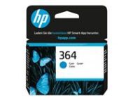HP 364 original Ink cartridge CB318EE BA1 cyan standard capacity 3ml 300 pages 1-pack with Vivera Ink cartridge