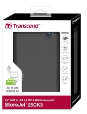 Кутия за твърд диск Transcend 0GB StoreJet 2.5" conversion kit, Rubber housing