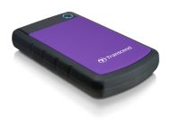 Твърд диск Transcend 2TB, 2.5" Portable HDD, StoreJet H3, Purple, Anti-shock