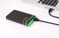 Твърд диск Transcend 4TB, 2.5" Portable HDD, StoreJet M3, Iron Gray