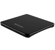 Оптично устройство Transcend 8X DVD±RW, Slim Type, USB 2.0 (Black), 13.9mm Thickness