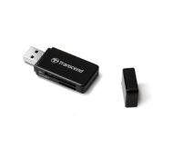 Четец за карти Transcend SD/microSD Card Reader, USB 3.0/3.1 Gen 1, Black