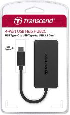 USB хъб Transcend 4-Port HUB, USB 3.1 Gen 1, Type C