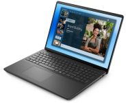 Лаптоп Dell 16 DC16250, Intel Core 7 150U (10 cores, up to 5.4 GHz), 16.0" FHD+(1920x1200) Touch 300nits, 16GB, 2x8GB, DDR5, 5200 MT/s, 1TB M.2 PCIe, Intel Graphics, Cam, FPR, Wi-Fi 6, Backlit Kb, Ubuntu, Carbon Black, 3Y PS