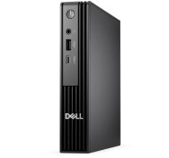 Настолен компютър Dell Pro Micro QCM1250, Intel Core Ultra 5 235T (13 TOPS NPU, 14 cores, up to 5.0GHz), 16 GB: 1 x 16 GB, DDR5, up to 5600 MT/s, 512GB SSD, Integrated Graphics, Wi-Fi 6E, Bulgarian Keyboard&Mouse, 90W, Ubuntu, 3Y PS