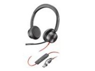 HP Poly Blackwire 8225 Stereo Microsoft Teams Certified USB-C Headset +USB-C/A Adapter SmartBuy