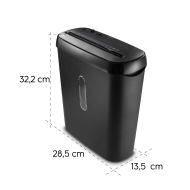 HAMA Шредер „Classic S61“, ниво на сигурност P2 T2 E2