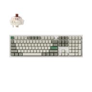 Безжична механичка клавиатура Keychron Q6 MAX Gateron Jupiter Brown Switch - Shell White