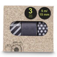 HAMA Хартиено тиксо за снимки, 1.5x500 см, различни мотиви, в комплекти от 3 бр