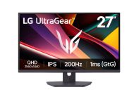 Монитор LG 27G610A-B, UltraGear 27" IPS, AG, 1ms (GtG), 200Hz, 1000:1, HDR400, sRGB 99%, 400cd/m2, QHD 2560x1440, NVIDIA G-SYNC, AMD FreeSync, HDMI, DisplayPort, Headphone Out, Reader mode, Tilt, Swivel, Height Adjustable, Pivot, Black