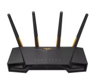 Рутер Asus Gaming Wireless Router, TUF Gaming AX3000 V2, AX3000, Dual-Band, Quad-Core 1.7GHz CPU, 256MB/512MB Flash/RAM, 2.5G port, AiProtection Pro, Adaptive QoS, VPN Fusion, IPTV, OFDMA, Beamforming, Link Aggregation, Port forwarding, Game Boost, AiMesh