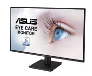 Монитор Asus VA27AQ Eye Care Monitor, 27 ", IPS, QHD, 99% sRGB, Frameless, HDMI, DisplayPort, VGA, 1ms MPRT, Stereo Speakers, Low Blue Light, Flicker Free, Wall Mountable, Black