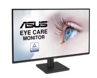 Монитор Asus VA27AQ Eye Care Monitor, 27 ", IPS, QHD, 99% sRGB, Frameless, HDMI, DisplayPort, VGA, 1ms MPRT, Stereo Speakers, Low Blue Light, Flicker Free, Wall Mountable, Black